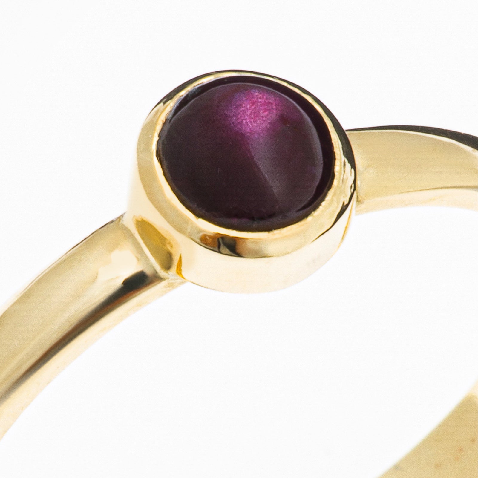 14K Gold Star Ruby