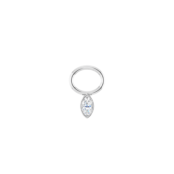 14K Diamond Marquise Earring Dangle