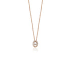 14K Natural Diamond Solitaire in Oval Halo