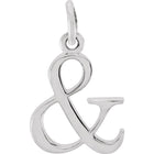 Silver Lowercase Initial Pendant