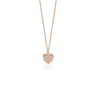 14K Natural Diamond Pave Heart