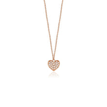 14K Natural Diamond Pave Heart