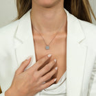 14K Natural Diamond Pave Locket