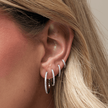 14K Lab Grown Diamond Hoops Earring