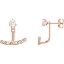 14K Lab Grown Diamond Earring Jackets