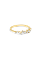 14K Natural Diamond Stackable Ring