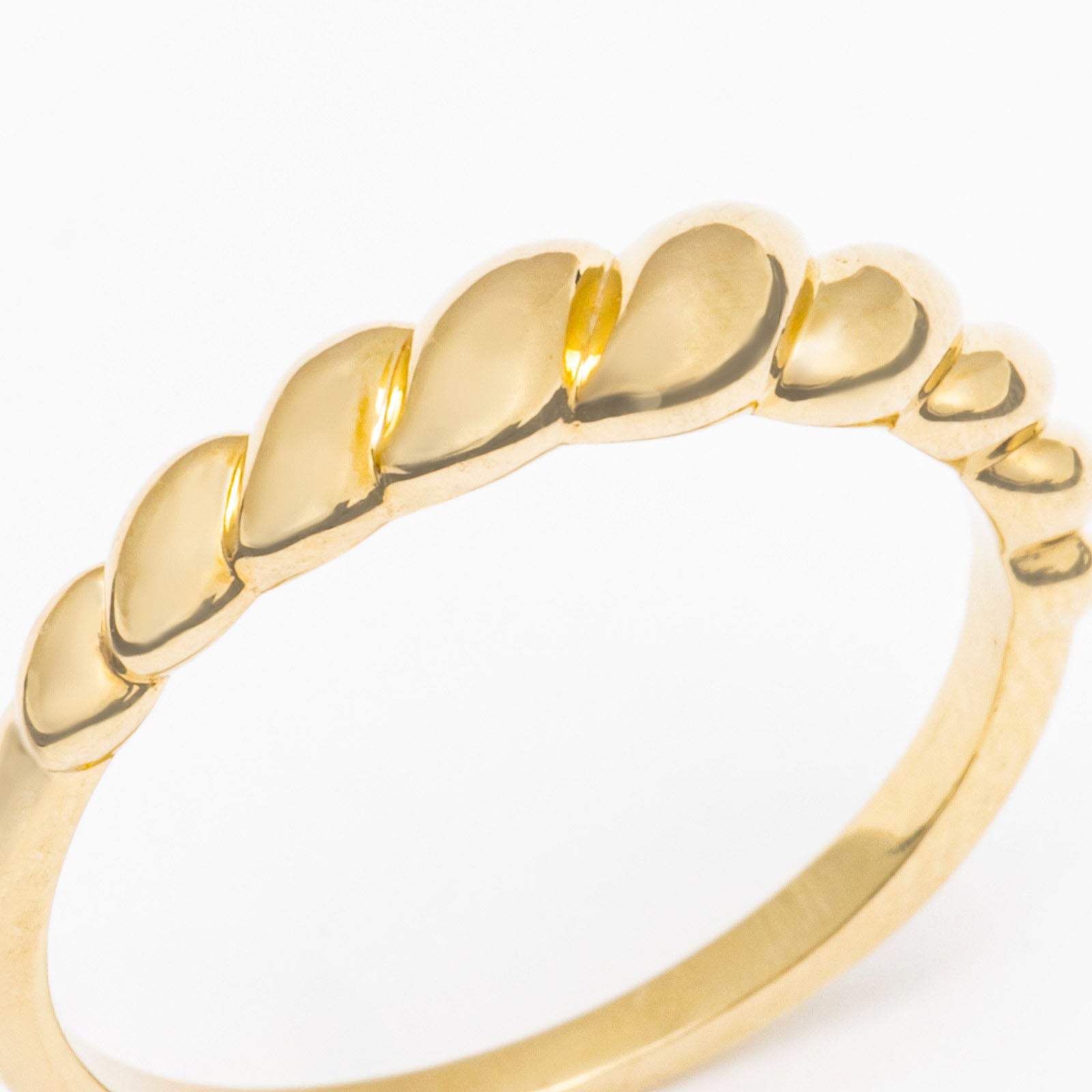 14K Rope Dome Ring
