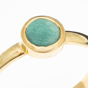 14K Gold with Milky Tourmaline