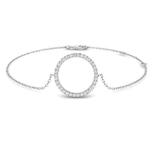 18K Gold Circle of Life Natural Diamond Bracelet