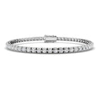 18K Box Set Natural Diamond Tennis Bracelet