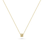 18K Natural Diamond Ring Necklace