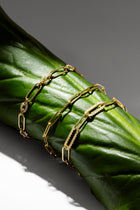 14K Gold Bold Paperclip Chain 3.85 mm Bracelet