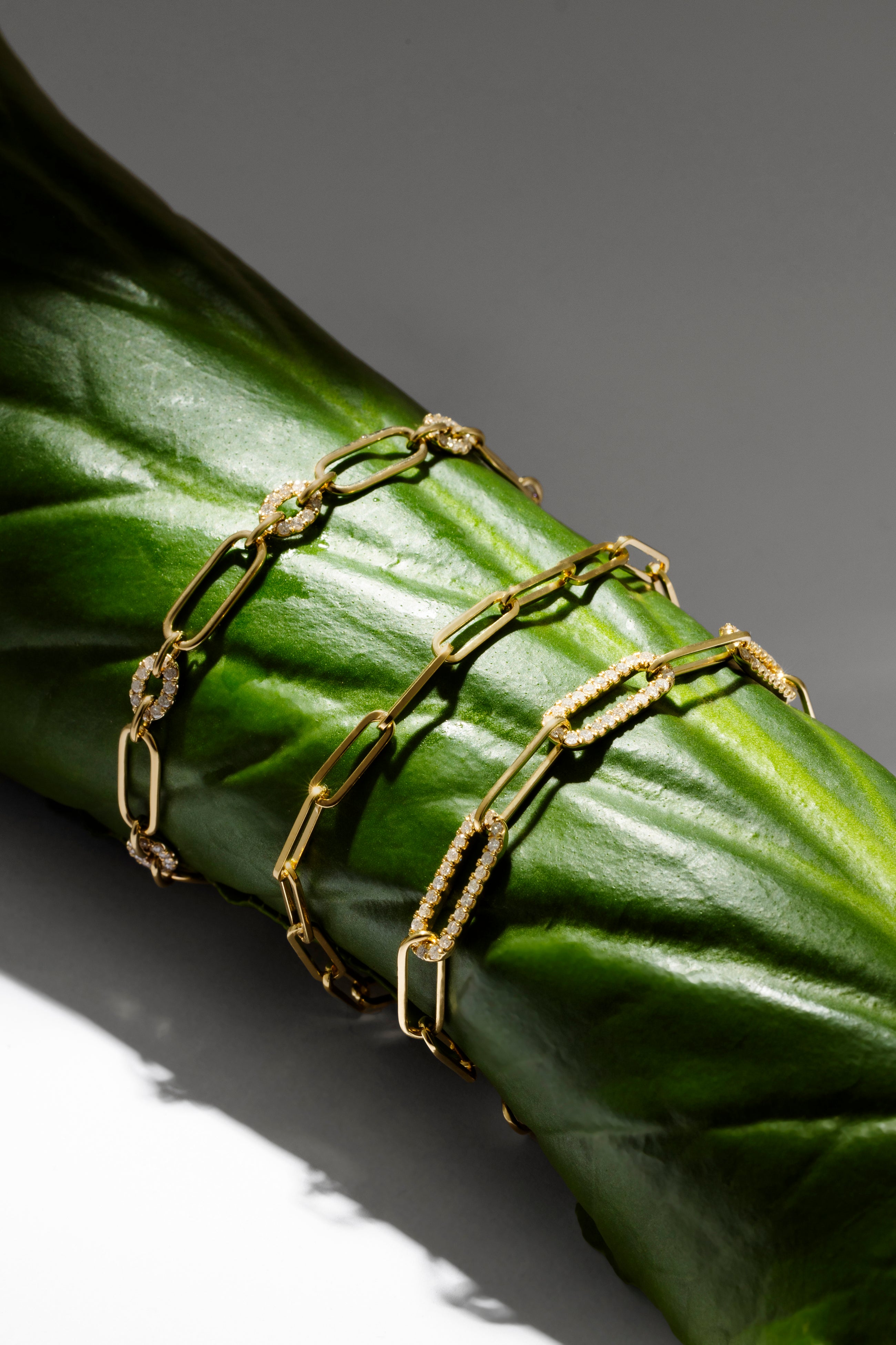 14K Gold Bold Paperclip Chain 3.85 mm Bracelet