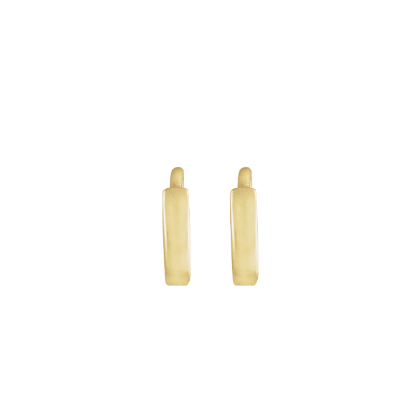 14K Classic Hinged Hoop Earrings