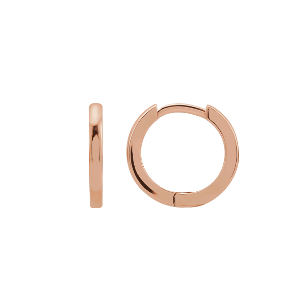 14K Classic Hinged Hoop Earrings