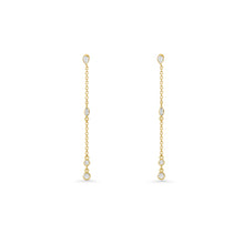 14K Lab Grown Marquise Diamond Earring Drop