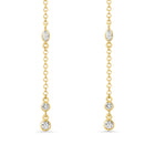 14K Lab Grown Marquise Diamond Earring Drop
