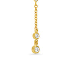 14K Lab Grown Diamonds Long Pear Earring Drop