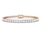 18K Diamond Baguette 4.93ct Tennis Bracelet