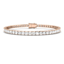 18K Diamond Baguette 4.93ct Tennis Bracelet