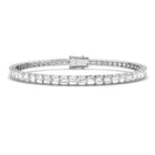 18K Diamond Baguette 4.93ct Tennis Bracelet