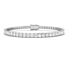 18K Diamond Baguette 4.93ct Tennis Bracelet