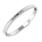 9K Natural Diamond Bangle