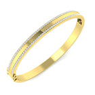 9K Natural Diamond Bangle
