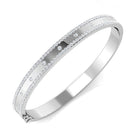 9K Natural Diamond 1.77ct Bangle