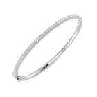 9K Natural Diamond 1.00ct Eternity Hinged Bangle