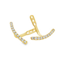14K Lab Grown Diamond Earring Jackets