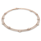18K Gold Double Row Diamond Station Bracelet