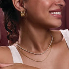 18K Prong Set Natural Diamond Tennis Necklace