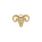 14K Natural Diamond Zodiac Earring Dangle