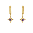 14K Natural Gemstone Beaded Earring Dangle
