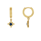 14K Natural Gemstone Beaded Earring Dangle