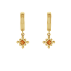 14K Natural Gemstone Beaded Earring Dangle