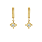 14K Natural Gemstone Beaded Earring Dangle