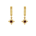 14K Natural Gemstone Beaded Earring Dangle
