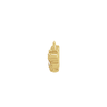 14K Natural Diamond Petite Bee Earring Dangle