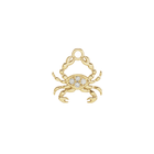 14K Natural Diamond Zodiac Earring Dangle