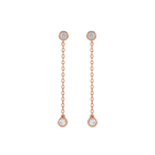 14K Lab Grown Diamond 0.25ct Chain Earring