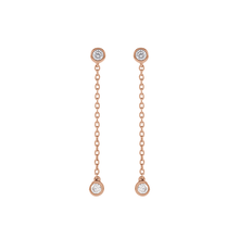 14K Lab Grown Diamond 0.25ct Chain Earring