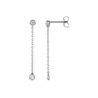 14K Lab Grown Diamond 0.25ct Chain Earring