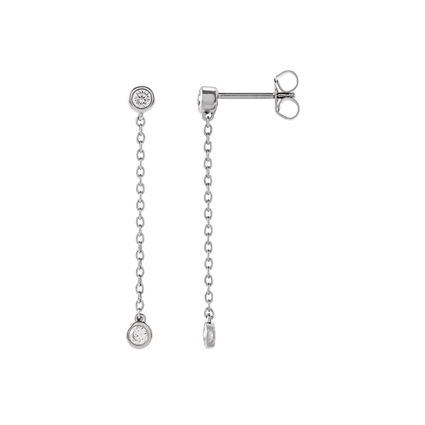 14K Lab Grown Diamond 0.25ct Chain Earring