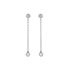 14K Lab Grown Diamond 0.25ct Chain Earring