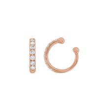 14K Natural Diamond 0.16ct Ear Cuff