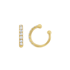 14K Natural Diamond 0.16ct Ear Cuff