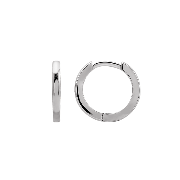 14K Classic Hinged Hoop Earrings