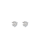 14K Lab Grown Diamond Three Prongs Stud